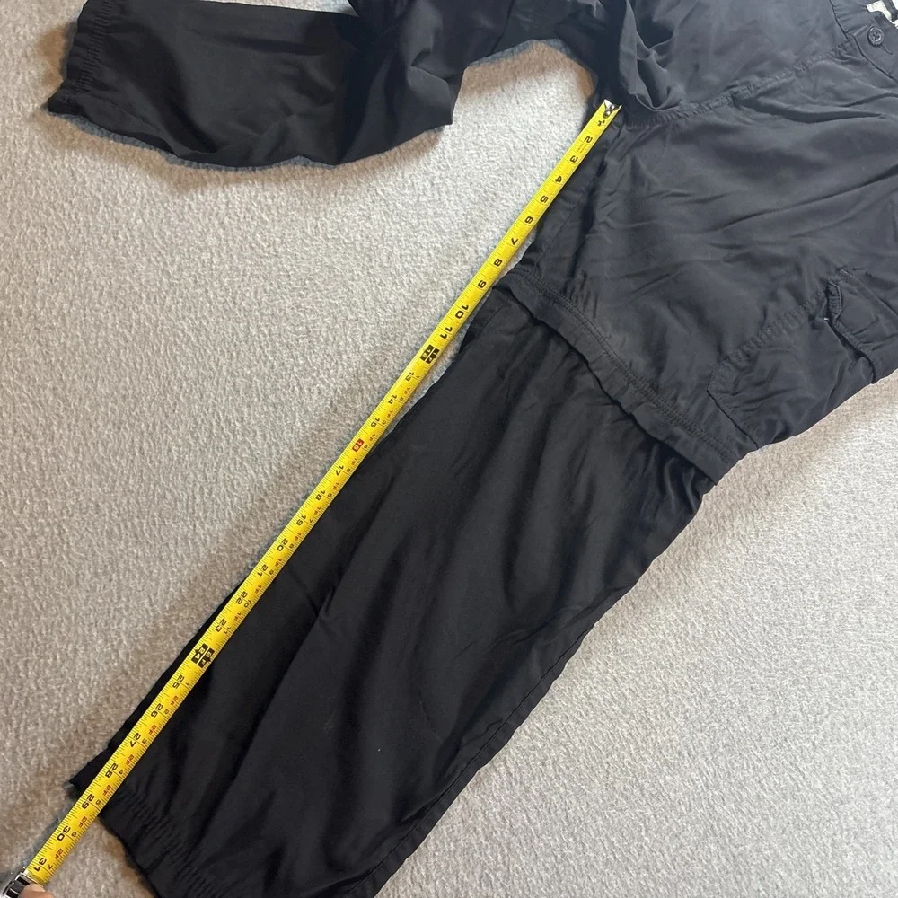 Denali Black Convertible Hiking Cargo Pants Men's 36x30 Nylon Nature (sm Holes)
